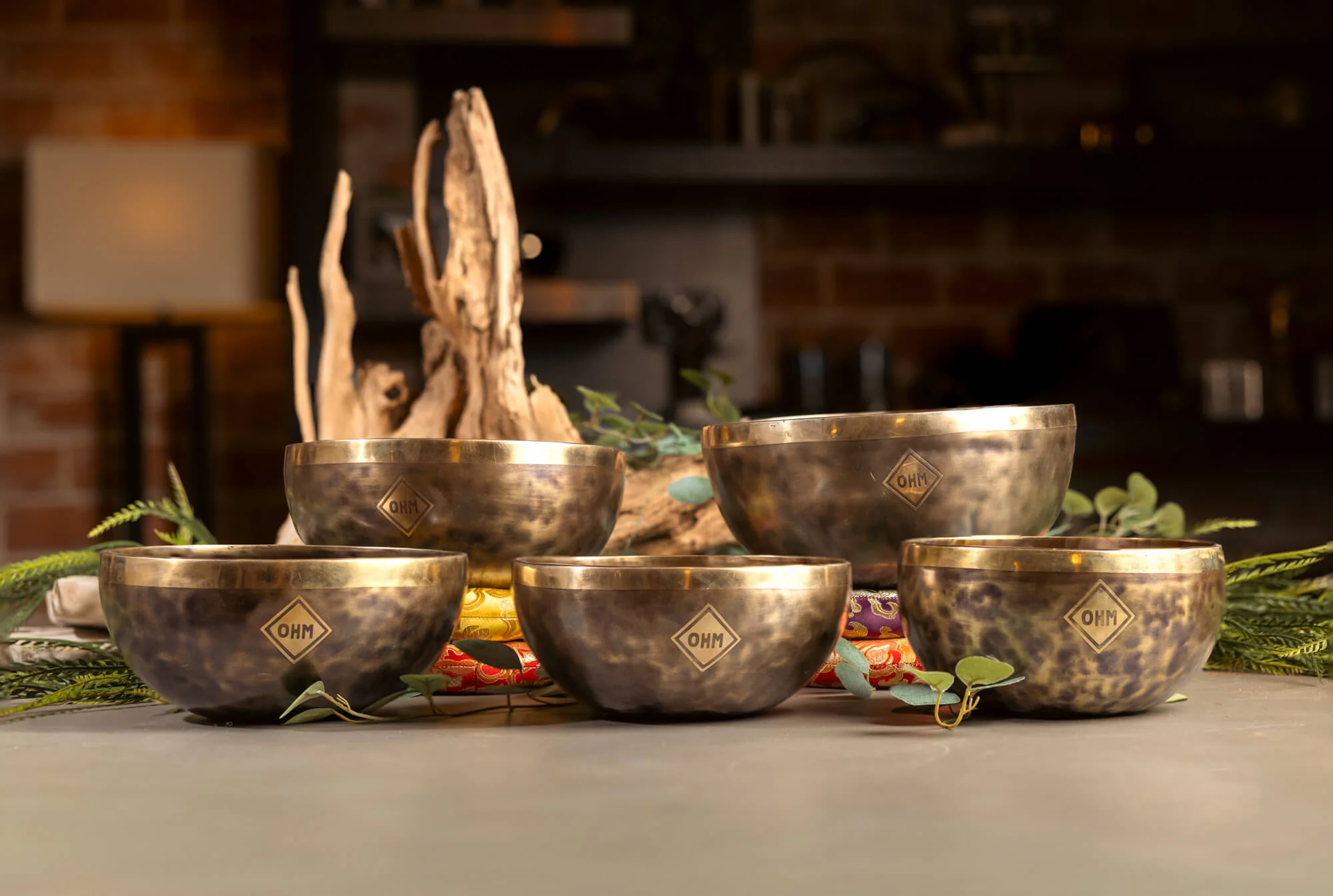 A Minor Pentatonic Scale Legacy Collection Bronze Makers Mark Singing Bowls - Image 2