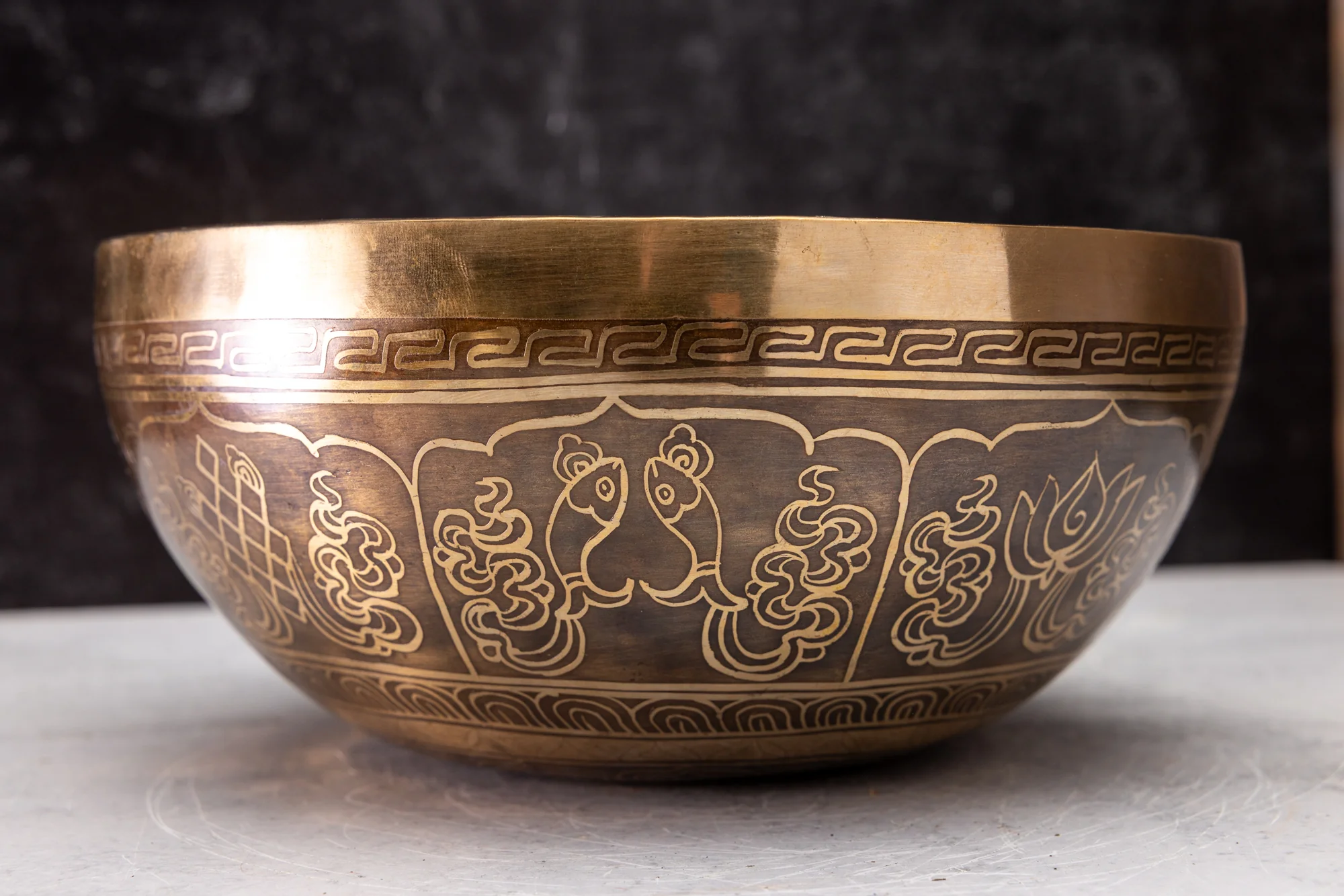 9.25' D Tone 3rd Octave Bronze 1014 - Image 17