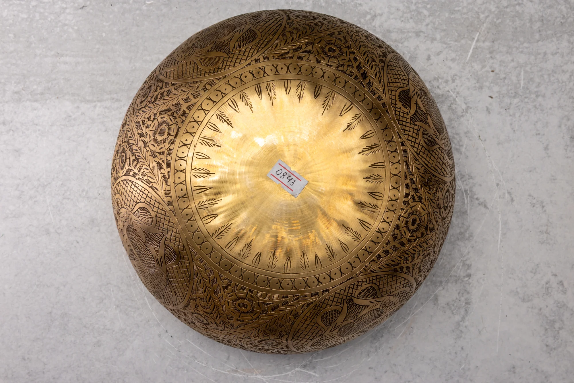 9" D Tone 3rd Octave Bronze 0843 - Image 3