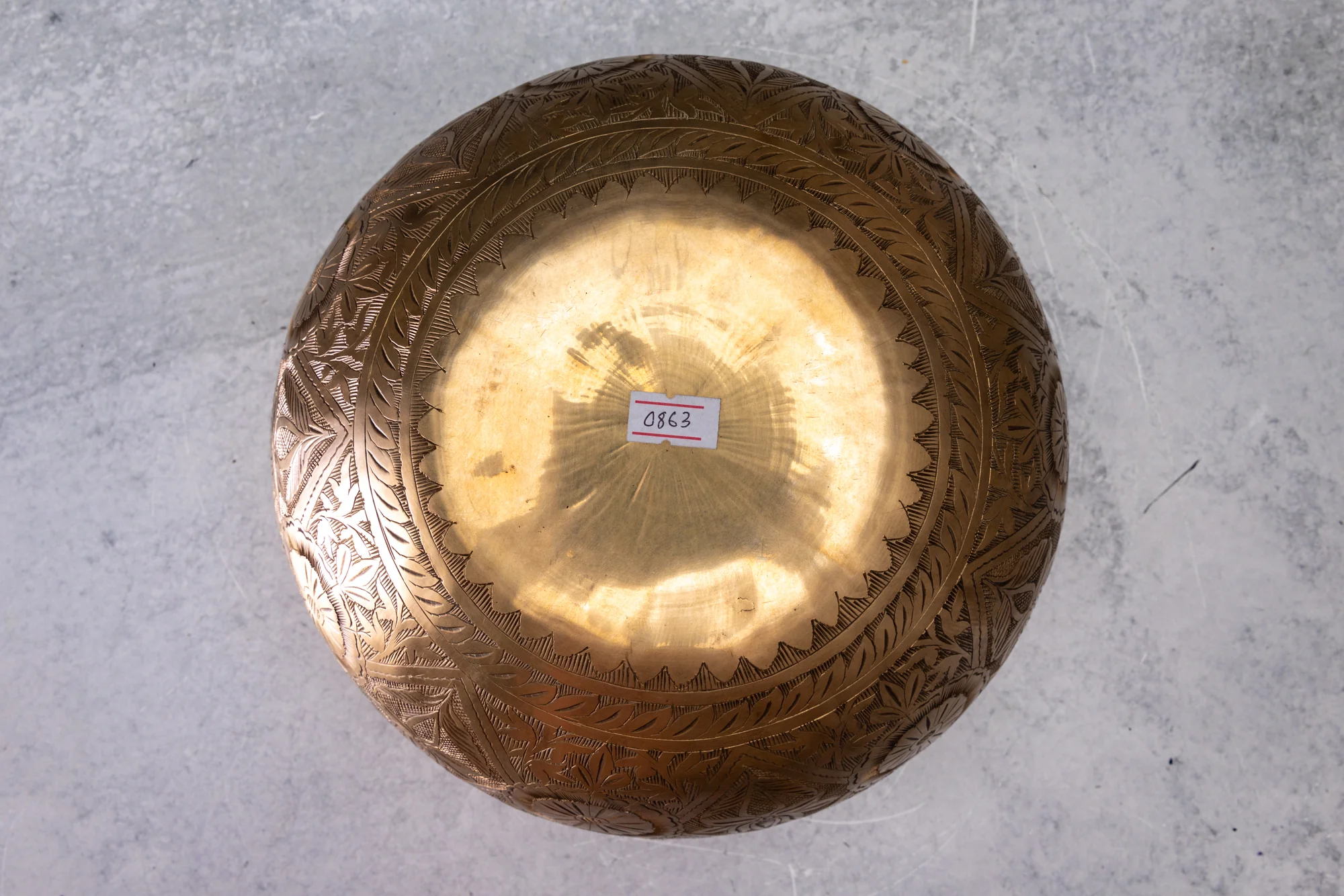 9.5' D Tone 3rd Octave Bronze 0863 - Image 6