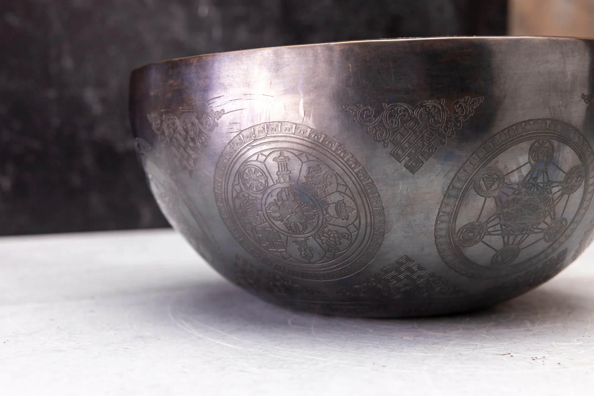8" F# Tone 3rd Octave Bronze 0926 - Image 4