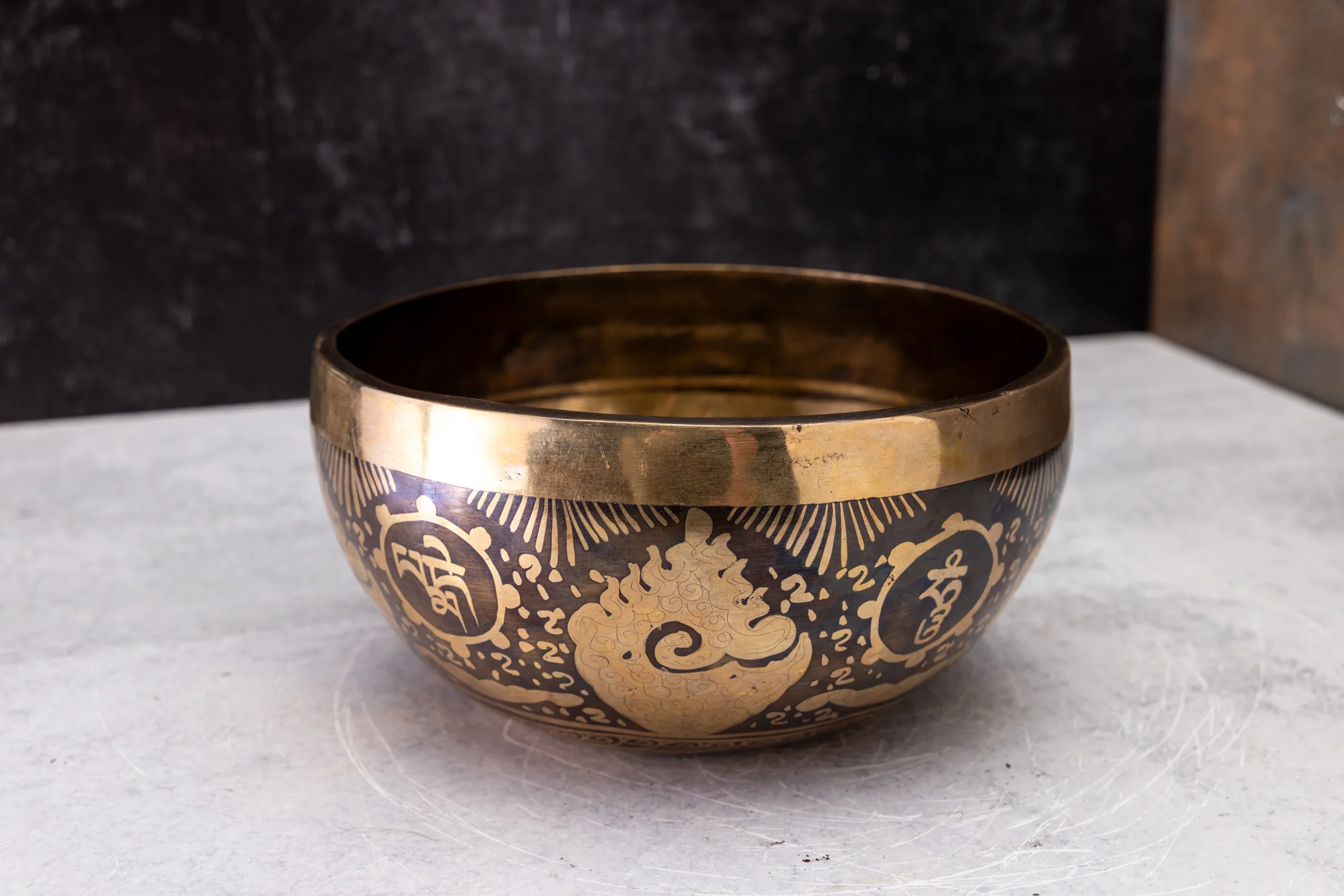 7' C# Tone 4th Octave Bronze 0949 - Image 9