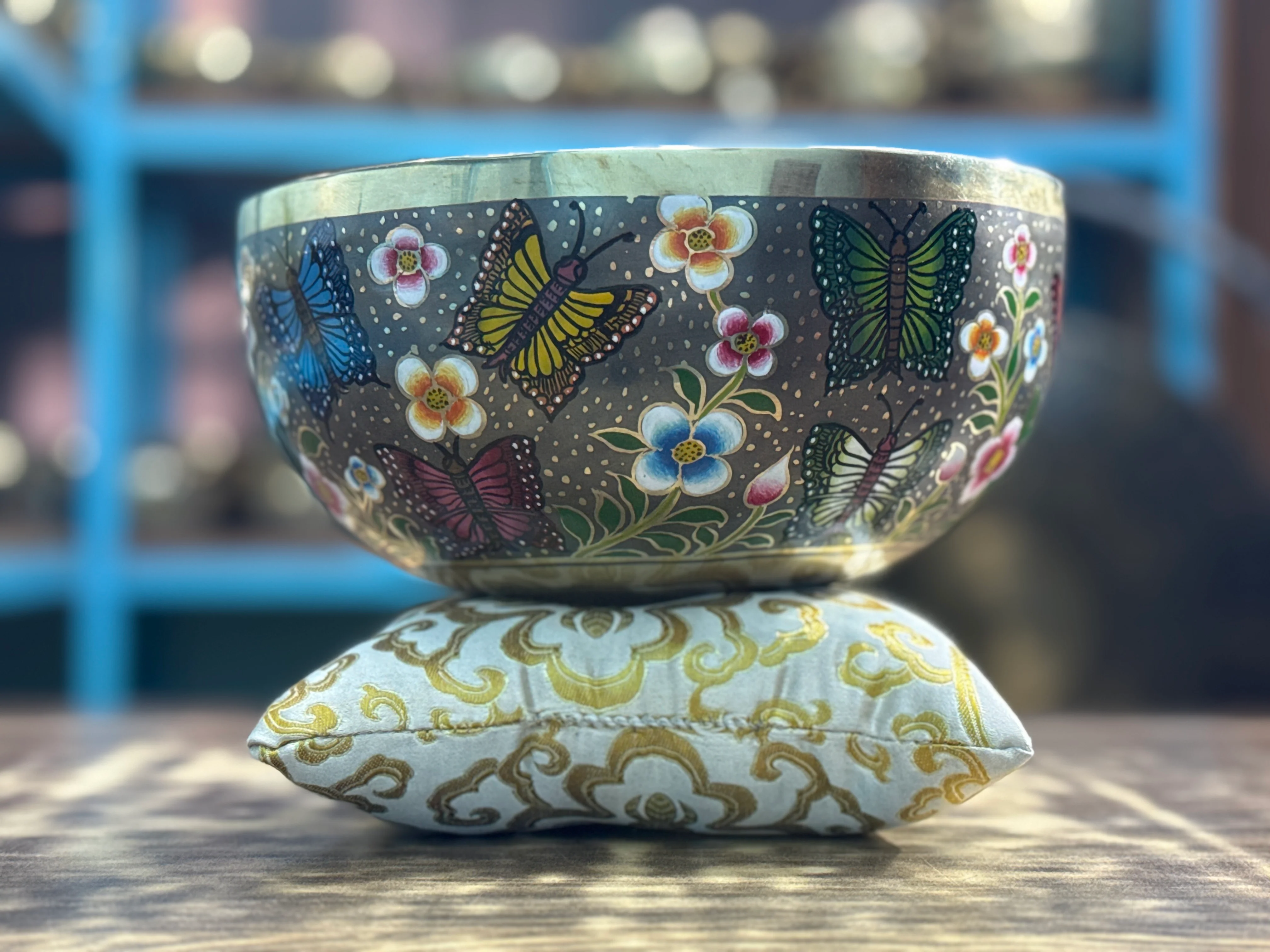 The Butterfly I 8.5 Inch Hand-Painted Singing Bowl. Limited Edition Spring 2026 Run - Image 10