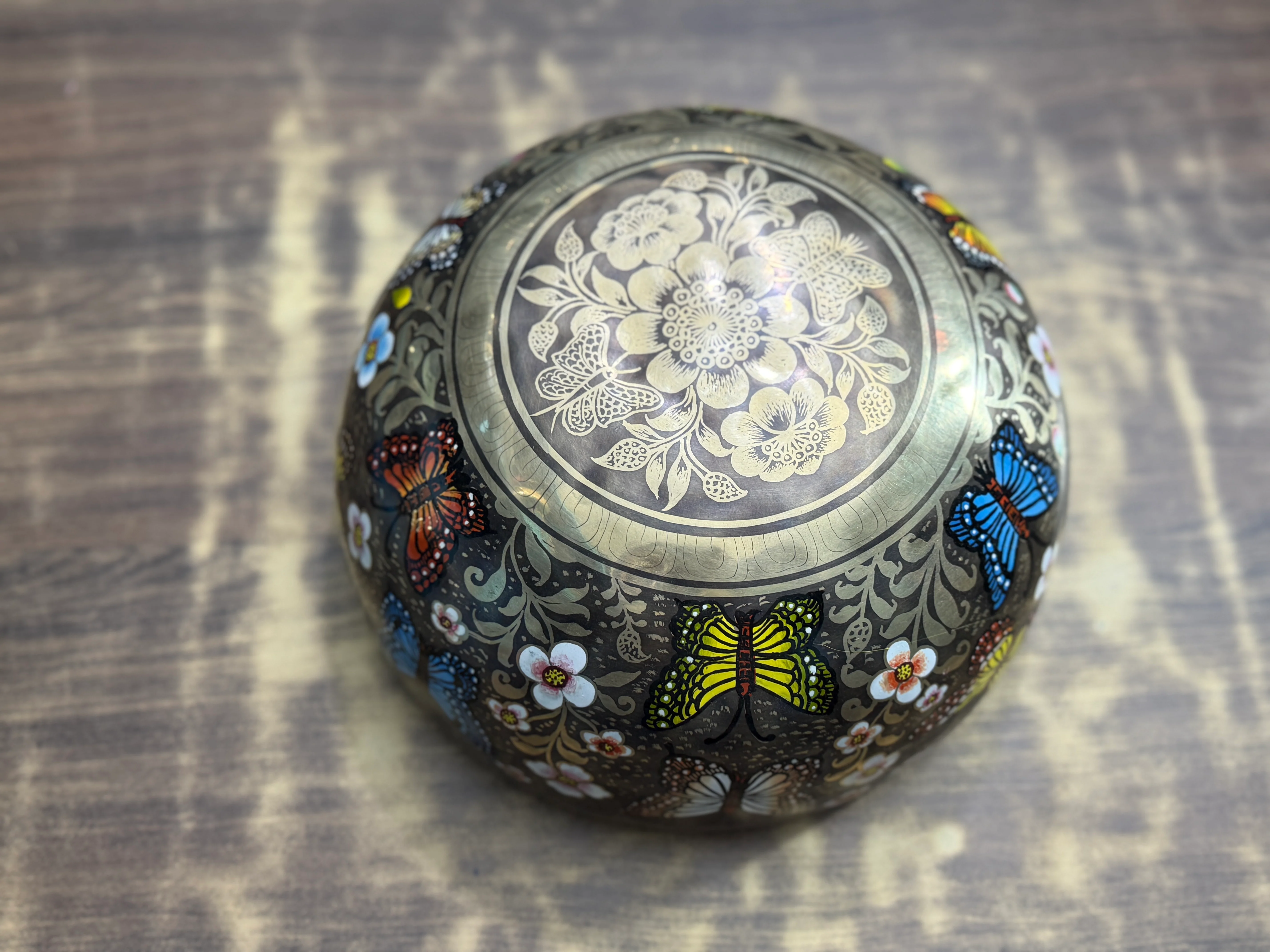 The Butterfly I 8.5 Inch Hand-Painted Singing Bowl. Limited Edition Spring 2026 Run - Image 18
