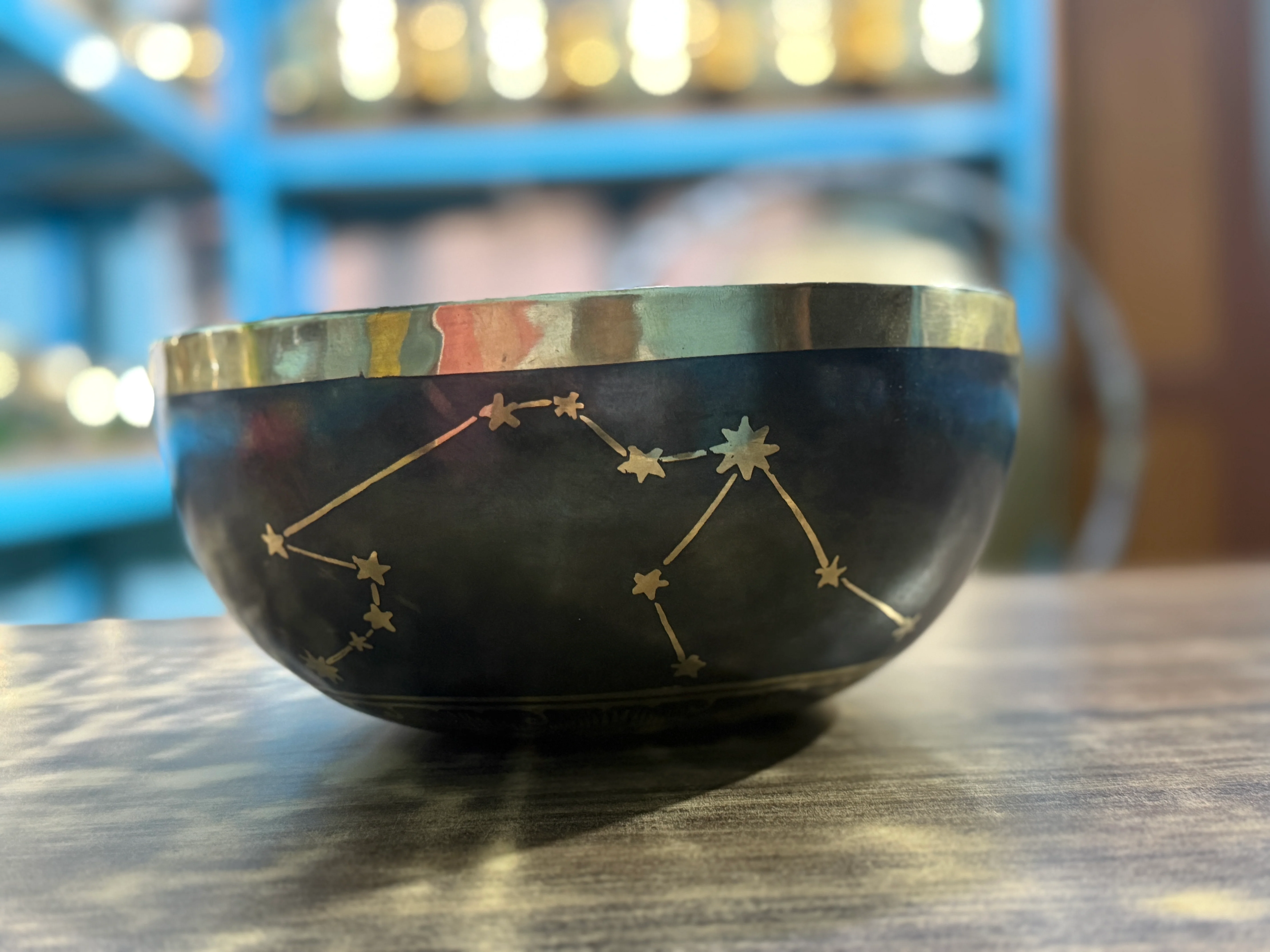 The Aquarius Singing Bowl - 9 inch Large | Handmade In Nepal - Image 12