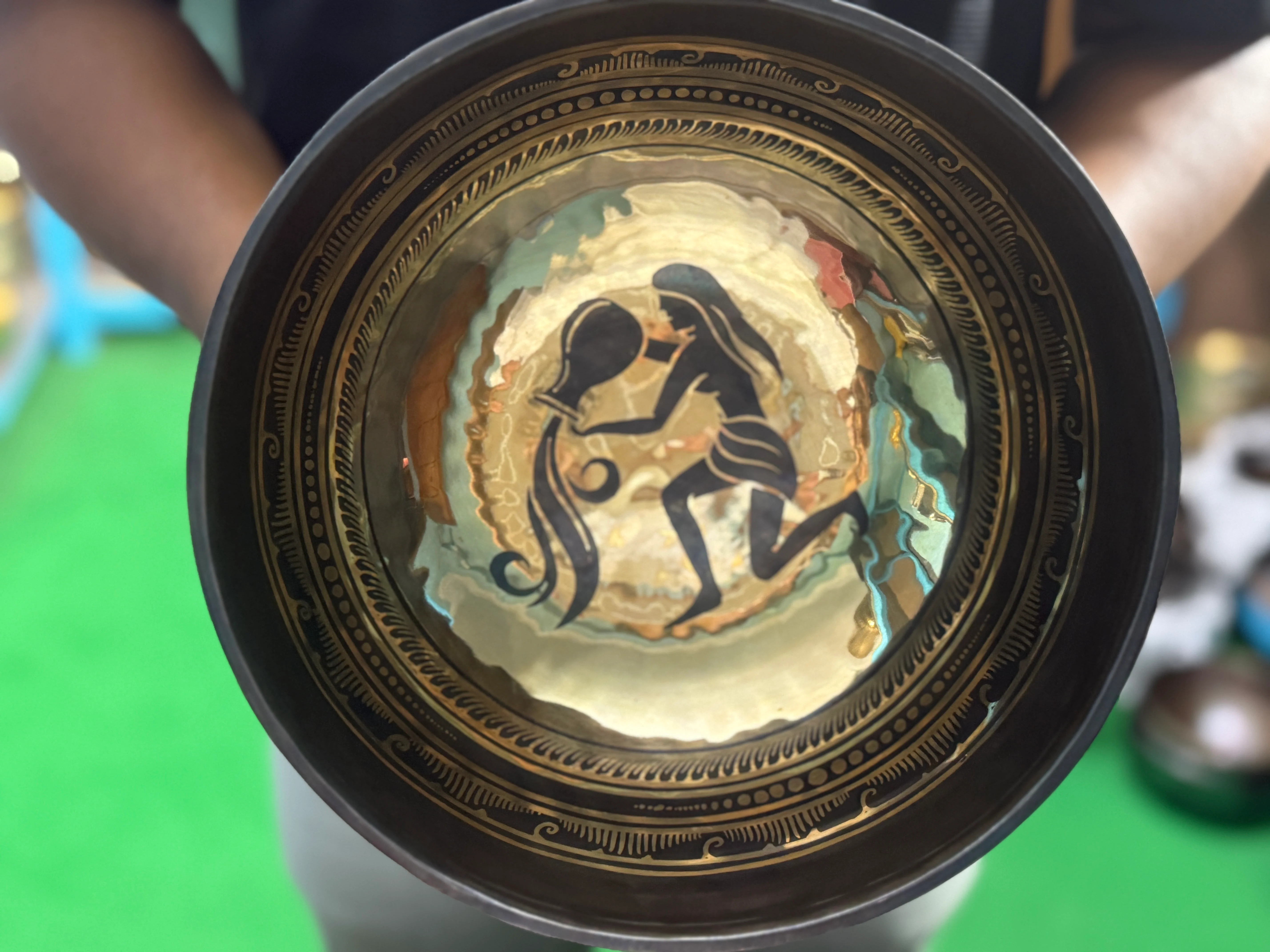 The Aquarius Singing Bowl - 9 inch Large | Handmade In Nepal - Image 6
