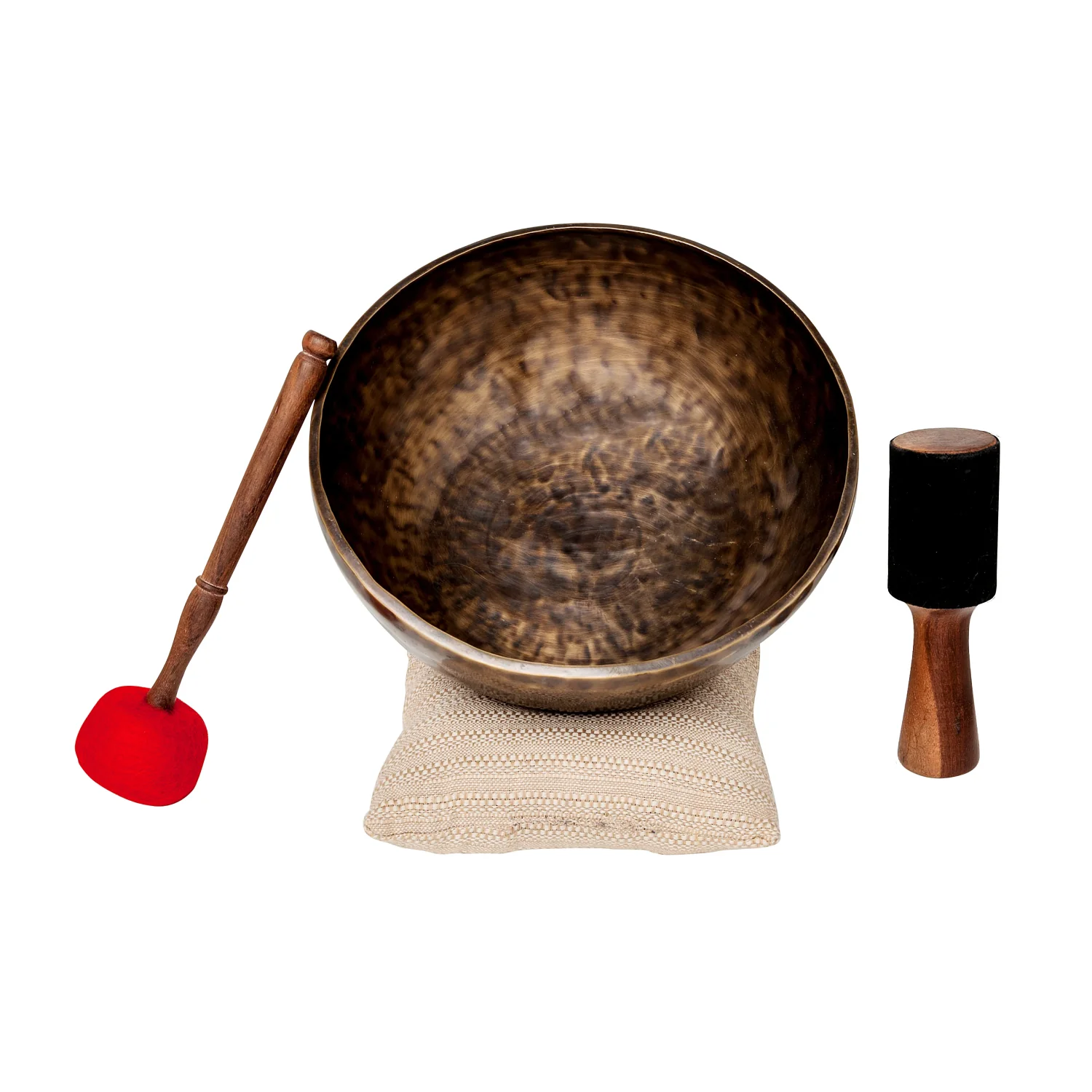 The Galaxy Bundle: Curated Set Of 4 Handmade Singing Bowls From Nepal (14 inch, 12 inch, 9 inch 6 inch) - Image 10