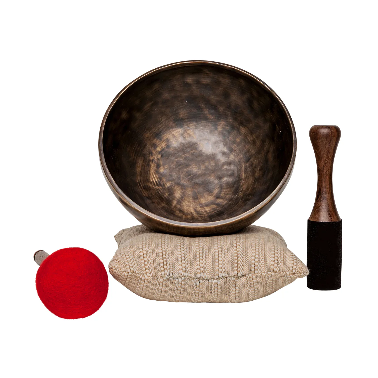 The Galaxy Bundle: Curated Set Of 4 Handmade Singing Bowls From Nepal (14 inch, 12 inch, 9 inch 6 inch) - Image 6