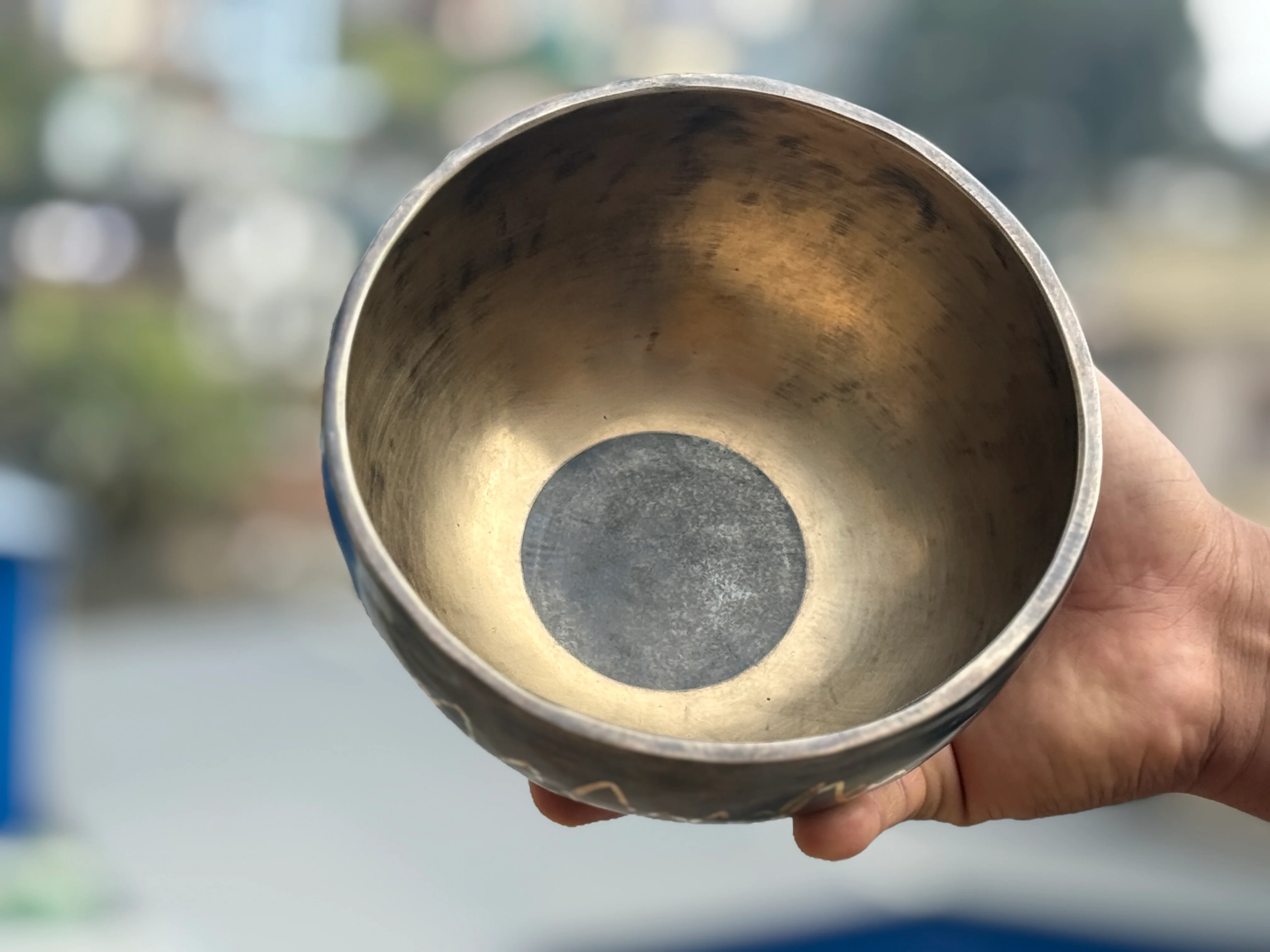 The Horizon Bowl: 6.5 Inch Bronze Handmade Limited Edition Singing Bowl - Image 17