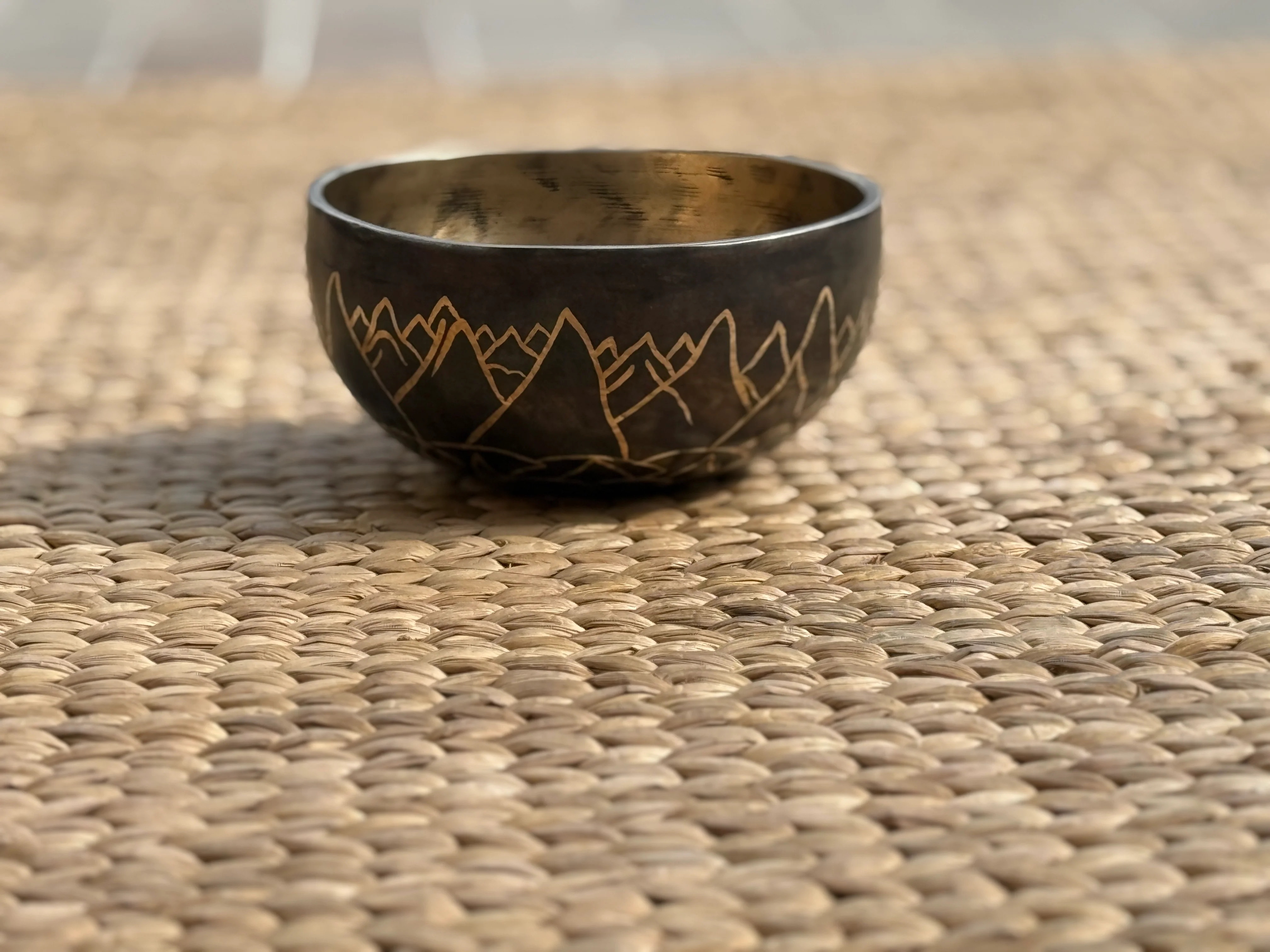 The Horizon Bowl: 6.5 Inch Bronze Handmade Limited Edition Singing Bowl - Image 3