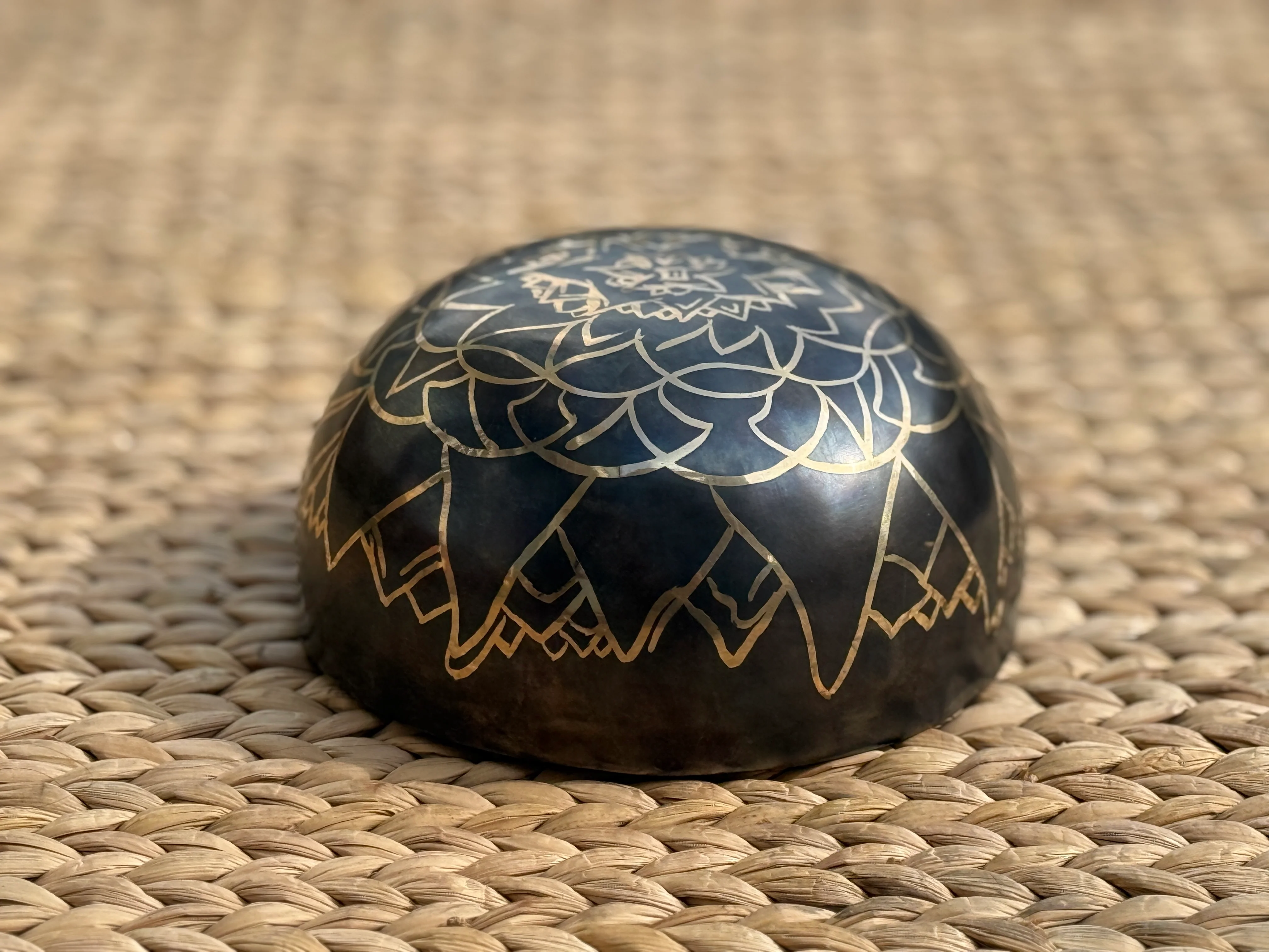 The Horizon Bowl: 6.5 Inch Bronze Handmade Limited Edition Singing Bowl - Image 6