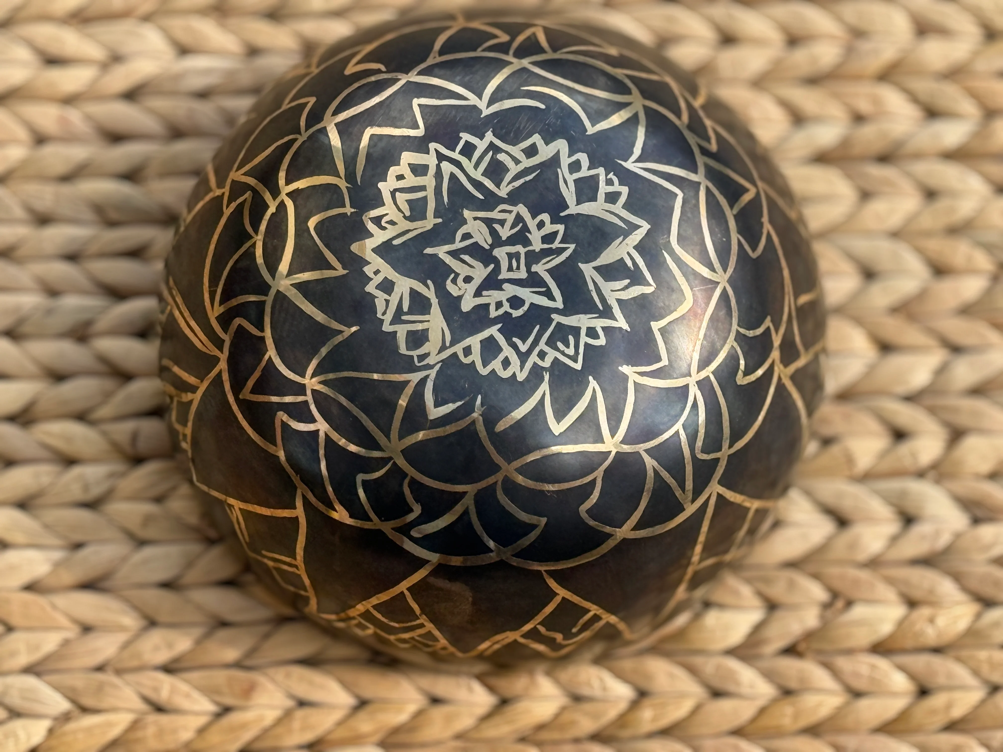 The Horizon Bowl: 6.5 Inch Bronze Handmade Limited Edition Singing Bowl - Image 7