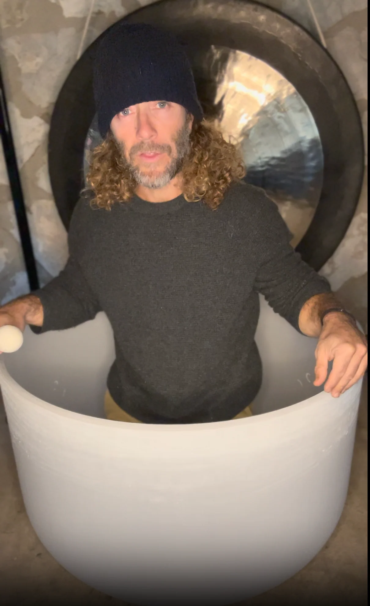 The Largest Crystal Singing Bowl In The World: 32 Inch Diameter First Octave Resonant Instrument - Image 13