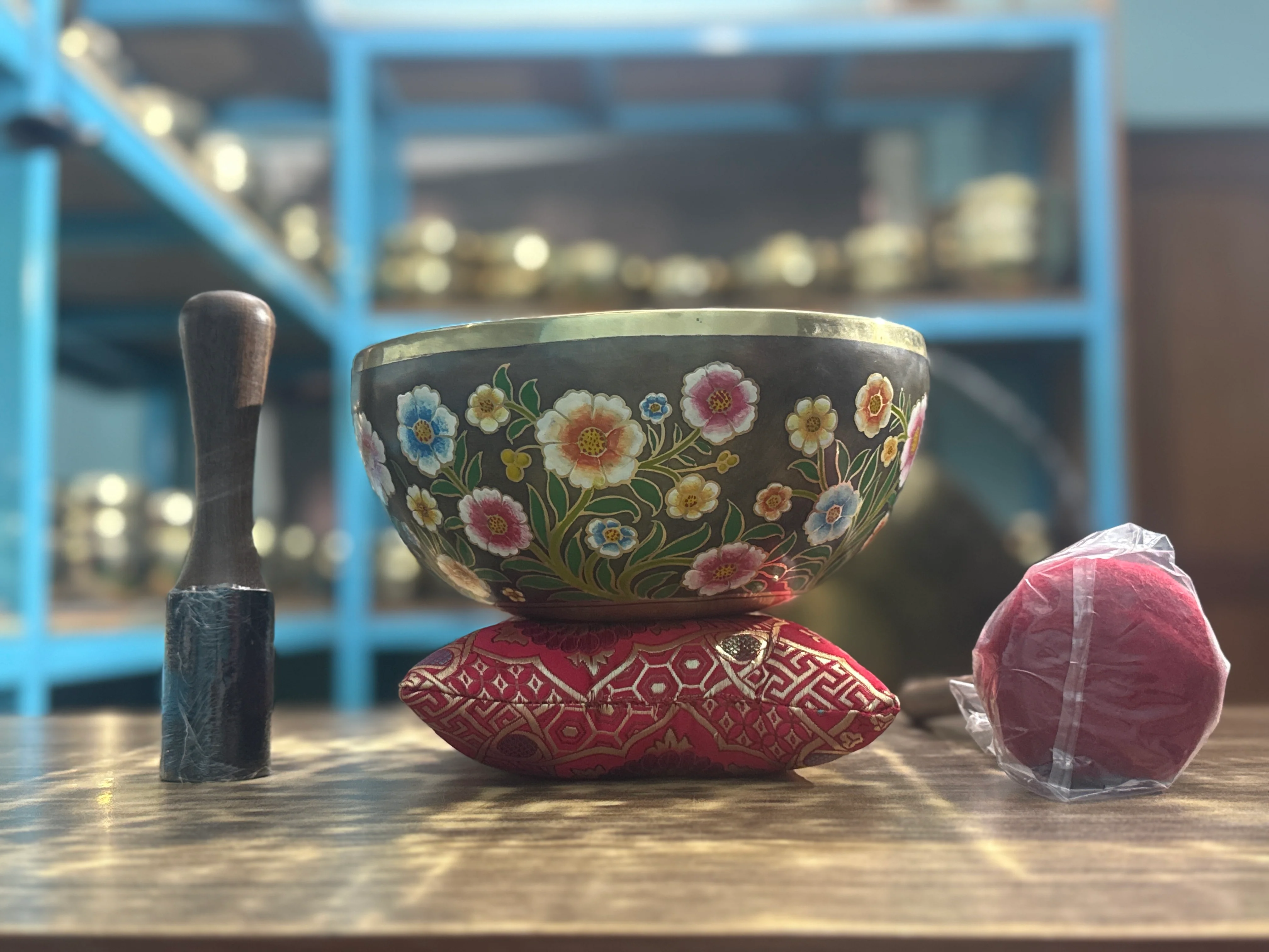 The Meadow Bowl I 9 Inch Hand-Painted Singing Bowl. Limited Edition Run - Image 14