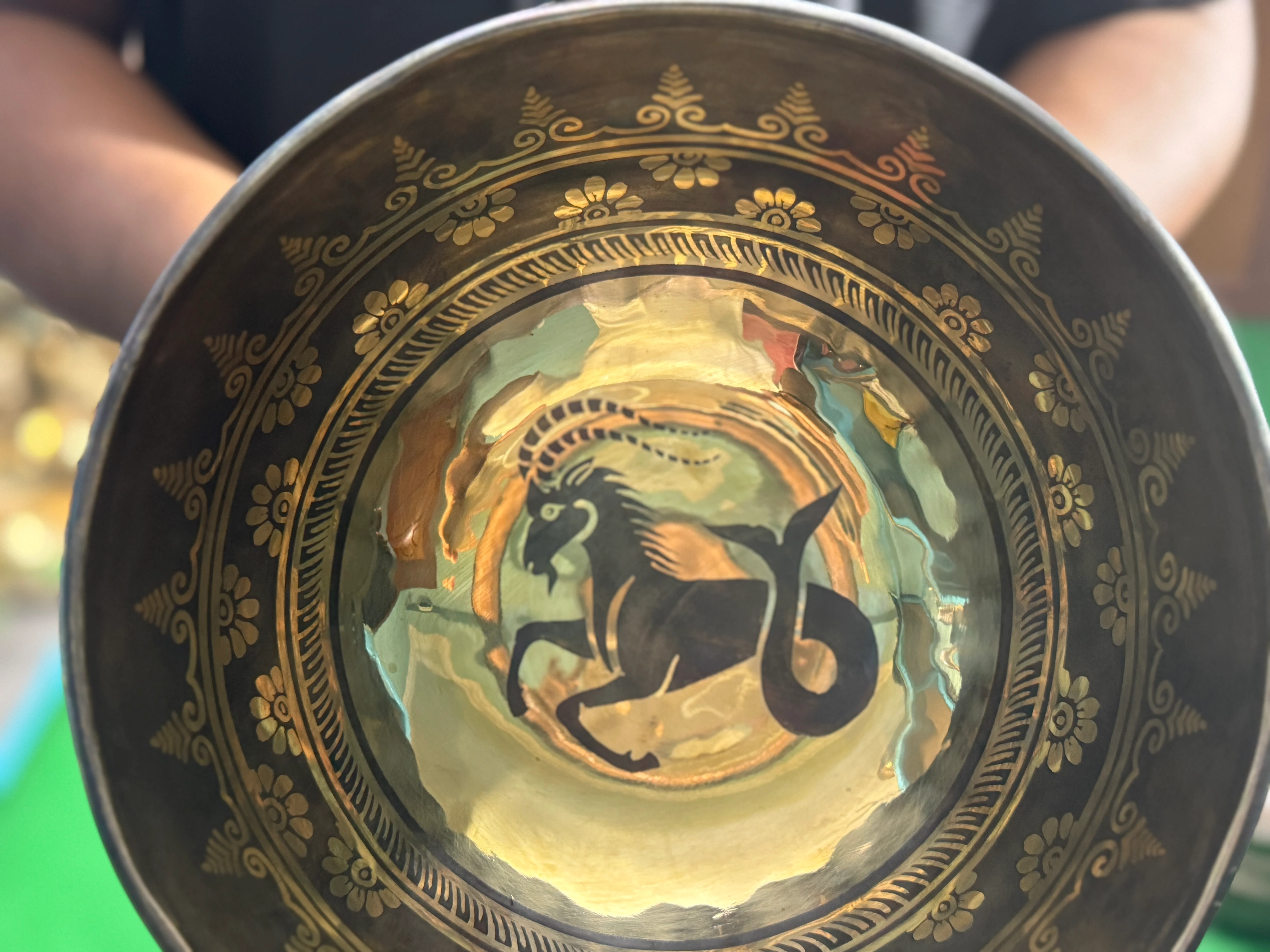 The Capricorn Singing Bowl - 9 inch Large | Handmade In Nepal - Image 19