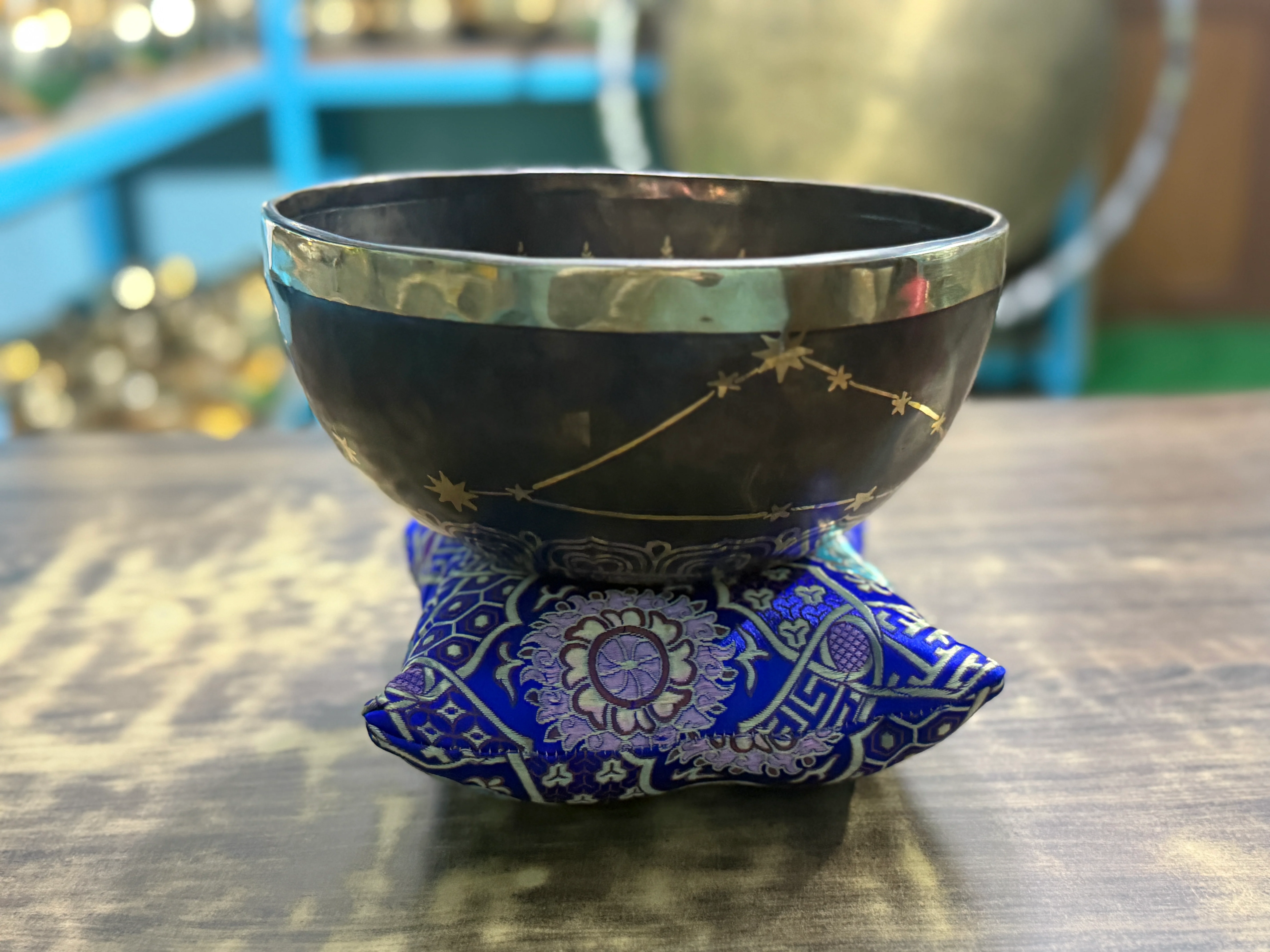 The Capricorn Singing Bowl - 9 inch Large | Handmade In Nepal - Image 29