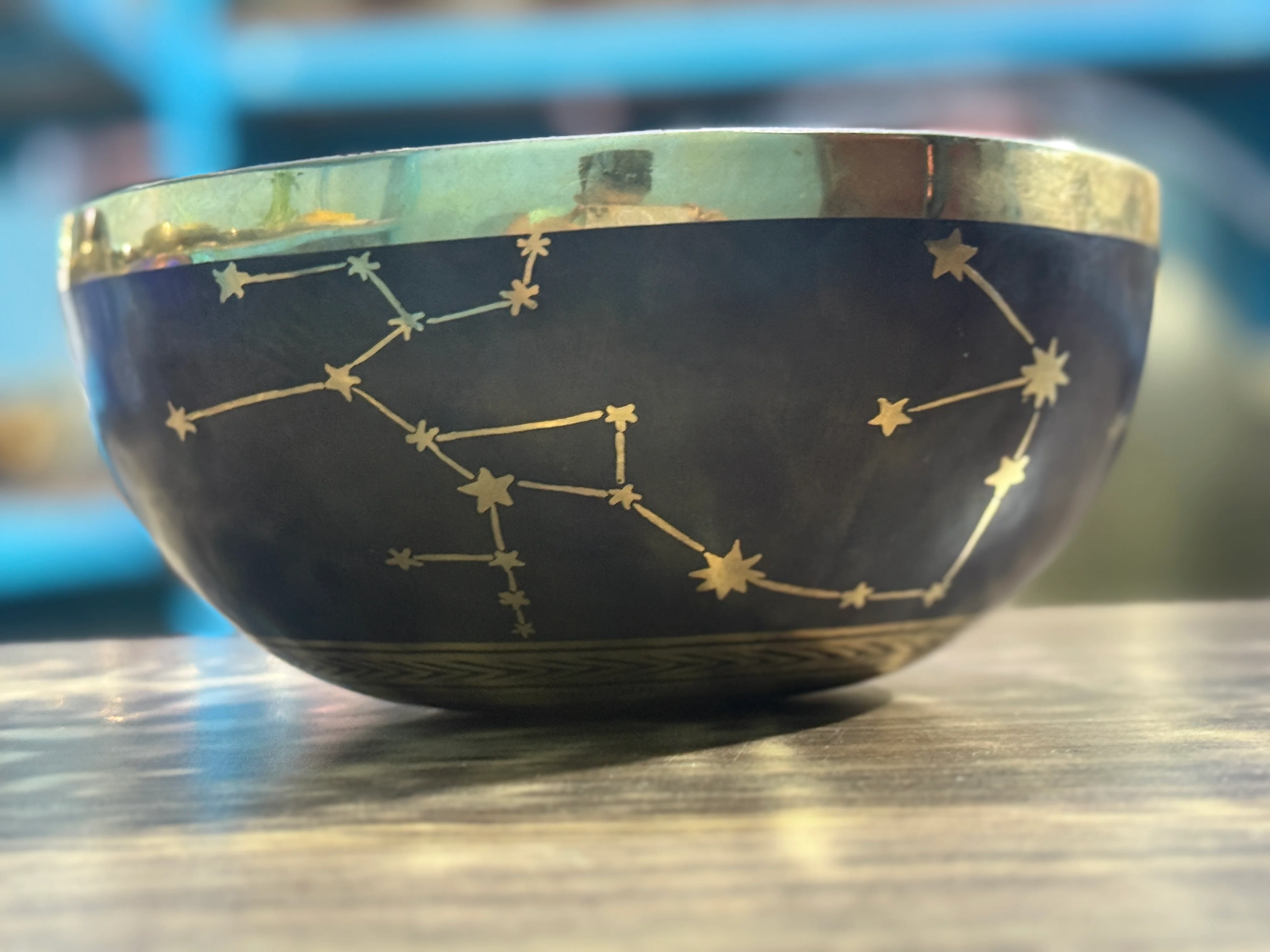 The Sagittarius Singing Bowl - 9 inch Large | Handmade In Nepal - Image 4