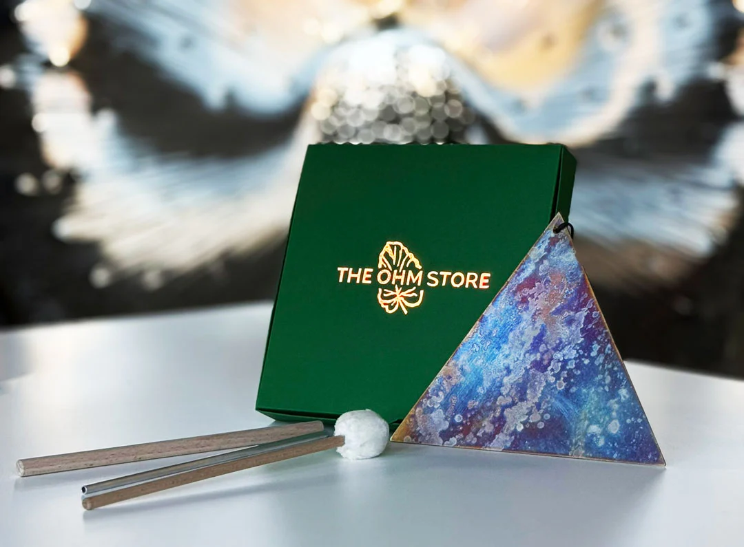 Hand-Forged Triangular Sound Triangle — Silver Nickel | José Antonio Álvarez X The Ohm Store - Image 10
